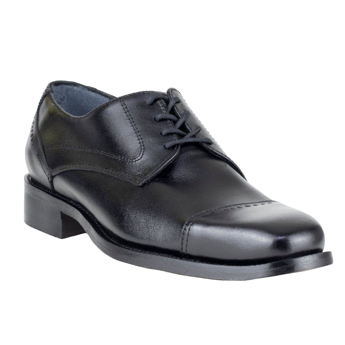 Zapato Formal Oxford Suela de Cuero Caballero Bond 10116 Negro BD10116 - 250 - NGR - Roma Zapaterías
