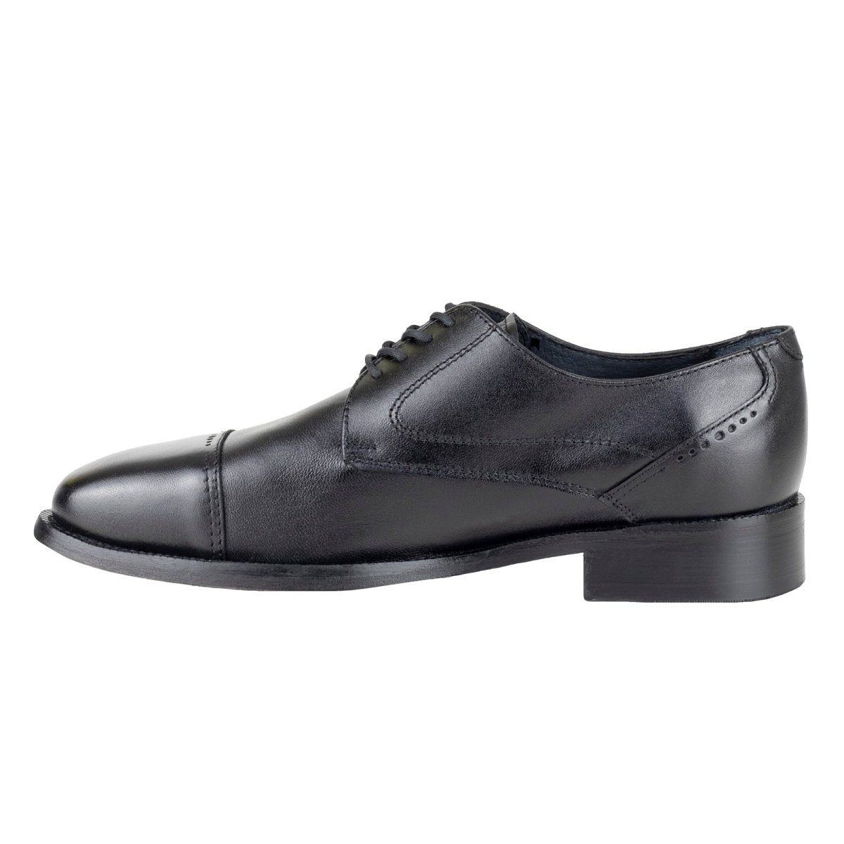 Zapato Formal Oxford Suela de Cuero Caballero Bond 10116 Negro BD10116 - 250 - NGR - Roma Zapaterías