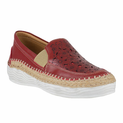Zapato Judy Mocasín Dama Lobo Solo 5071 Rojo LS5071 - 220 - NRJ - Roma Zapaterías