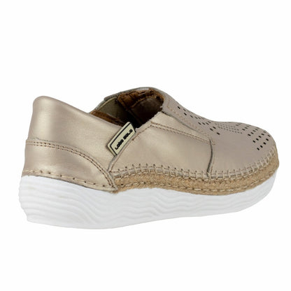 Zapato Mocasín Judy Dama Lobo Solo 5079 Platino LS5079 - 220 - AGP - Roma Zapaterías