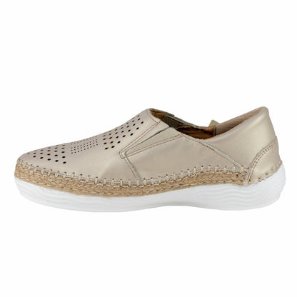 Zapato Mocasín Judy Dama Lobo Solo 5079 Platino LS5079 - 220 - AGP - Roma Zapaterías
