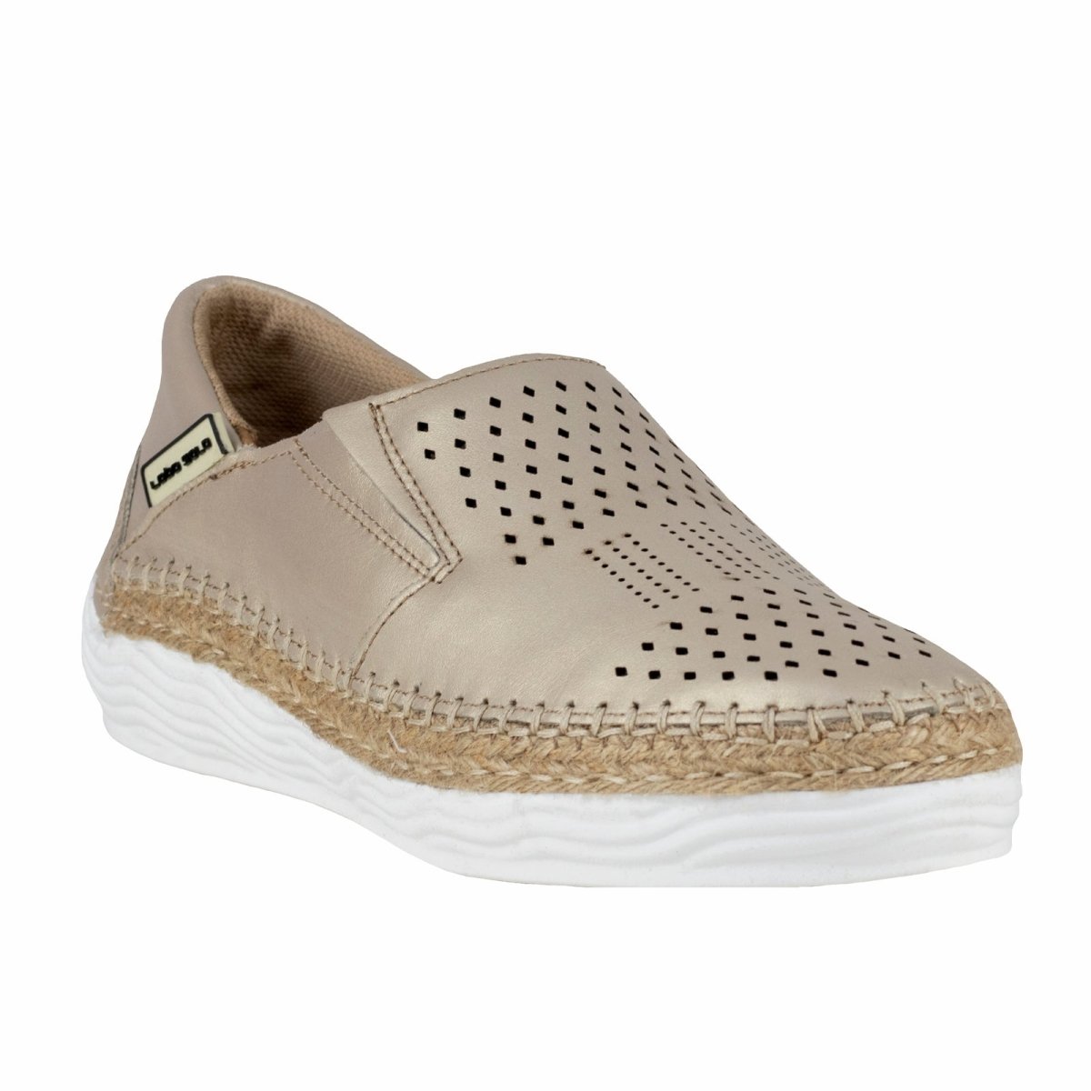 Zapato Mocasín Judy Dama Lobo Solo 5079 Platino LS5079 - 220 - AGP - Roma Zapaterías