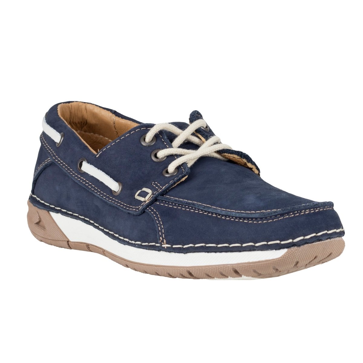 Zapato Nautico Lobo Solo Para Hombre 8438 Marino LS8438 - 250 - NMN - Roma Zapaterías