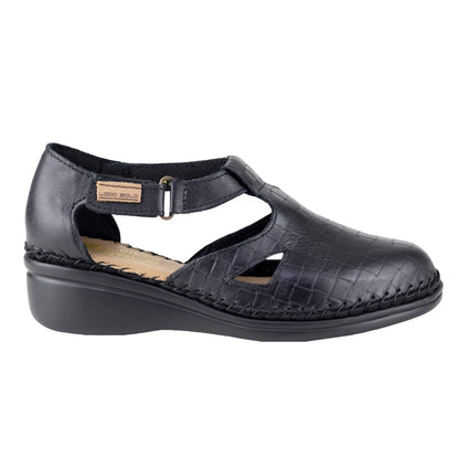 Zapato Para Dama Lobo Solo 4729 Negro LS4729 - 220 - ANG - Roma Zapaterías