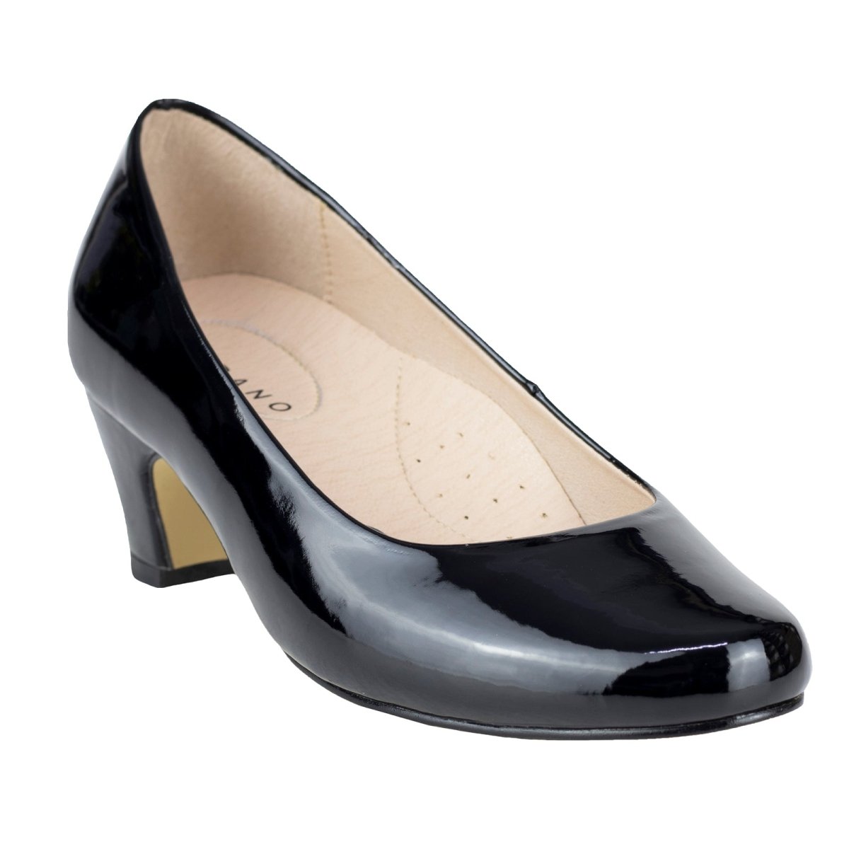 Zapato Para Dama Valdano 601 Charol Negro VC601 - 220 - CHN - Roma Zapaterías