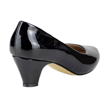 Zapato Para Dama Valdano 601 Charol Negro VC601 - 220 - CHN - Roma Zapaterías