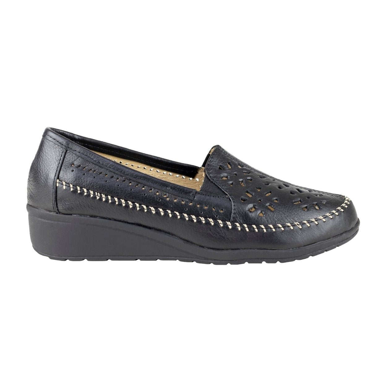 Zapato Slip Para Dama Capricho 6254 Negro CP6254 - 220 - VNG - Roma Zapaterías