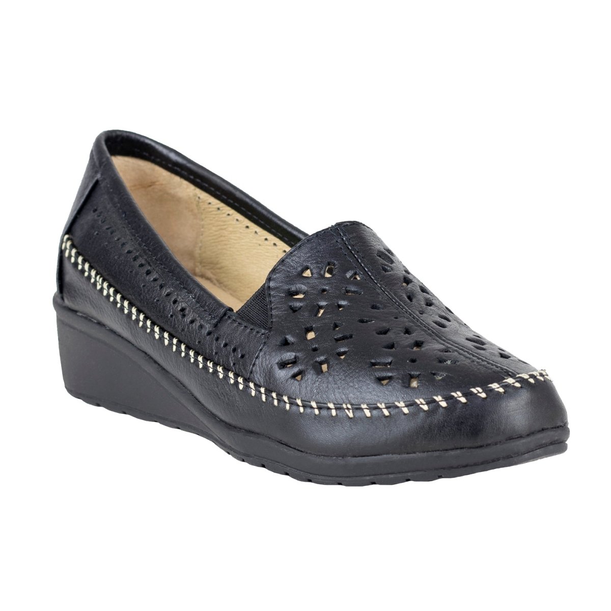 Zapato Slip Para Dama Capricho 6254 Negro CP6254 - 220 - VNG - Roma Zapaterías