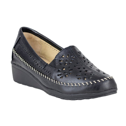 Zapato Slip Para Dama Capricho 6254 Negro CP6254 - 220 - VNG - Roma Zapaterías