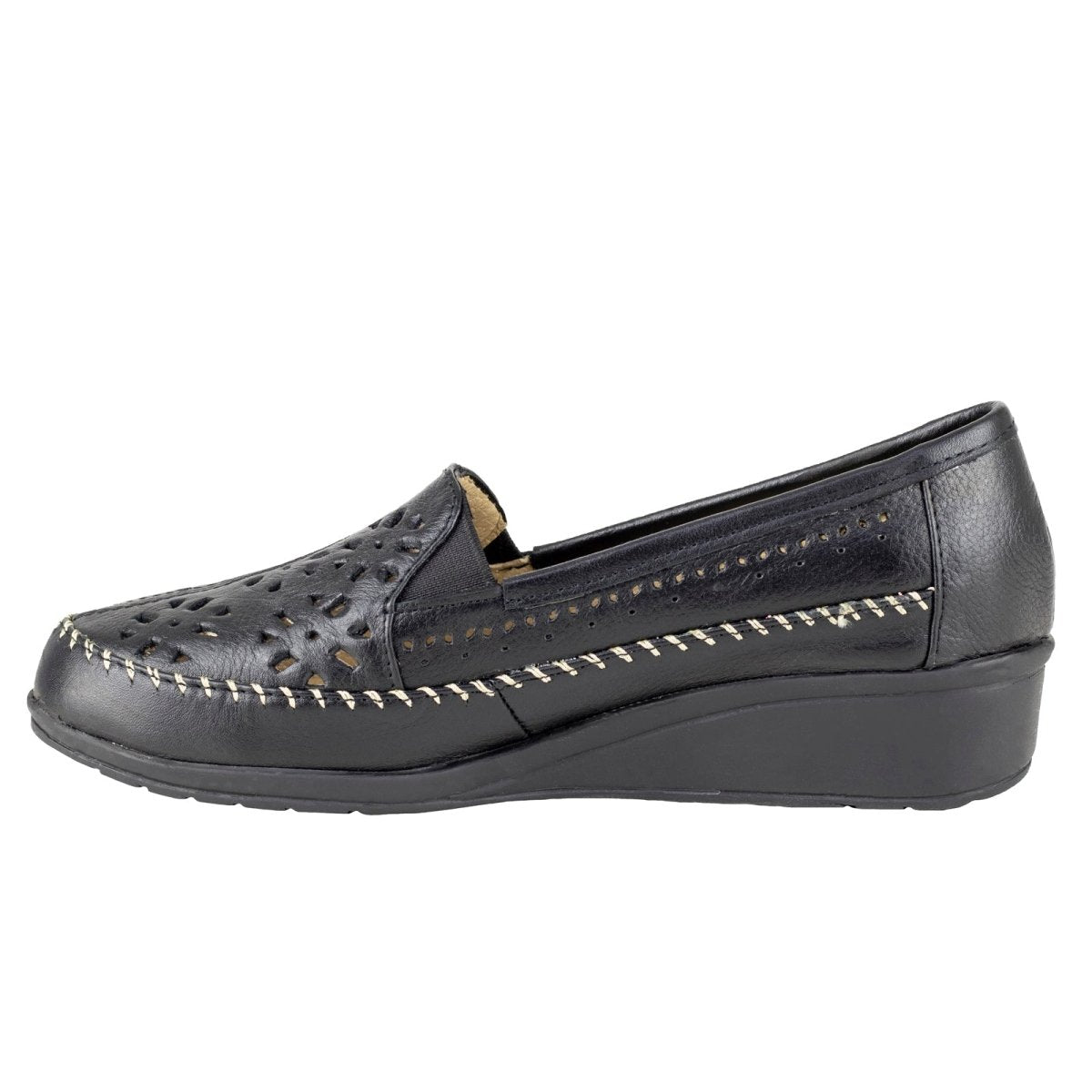 Zapato Slip Para Dama Capricho 6254 Negro CP6254 - 220 - VNG - Roma Zapaterías