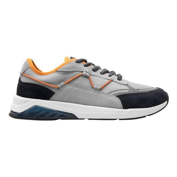 Tenis Moderno Para Hombre Flexi 407502 Gris Suela Liviana