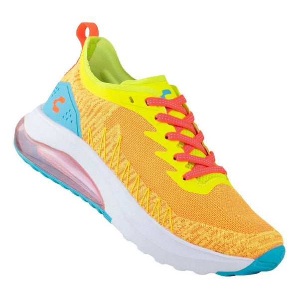 Tenis Charly Sneakers Deportivo Gym 1059183 Amarillo Aqua~