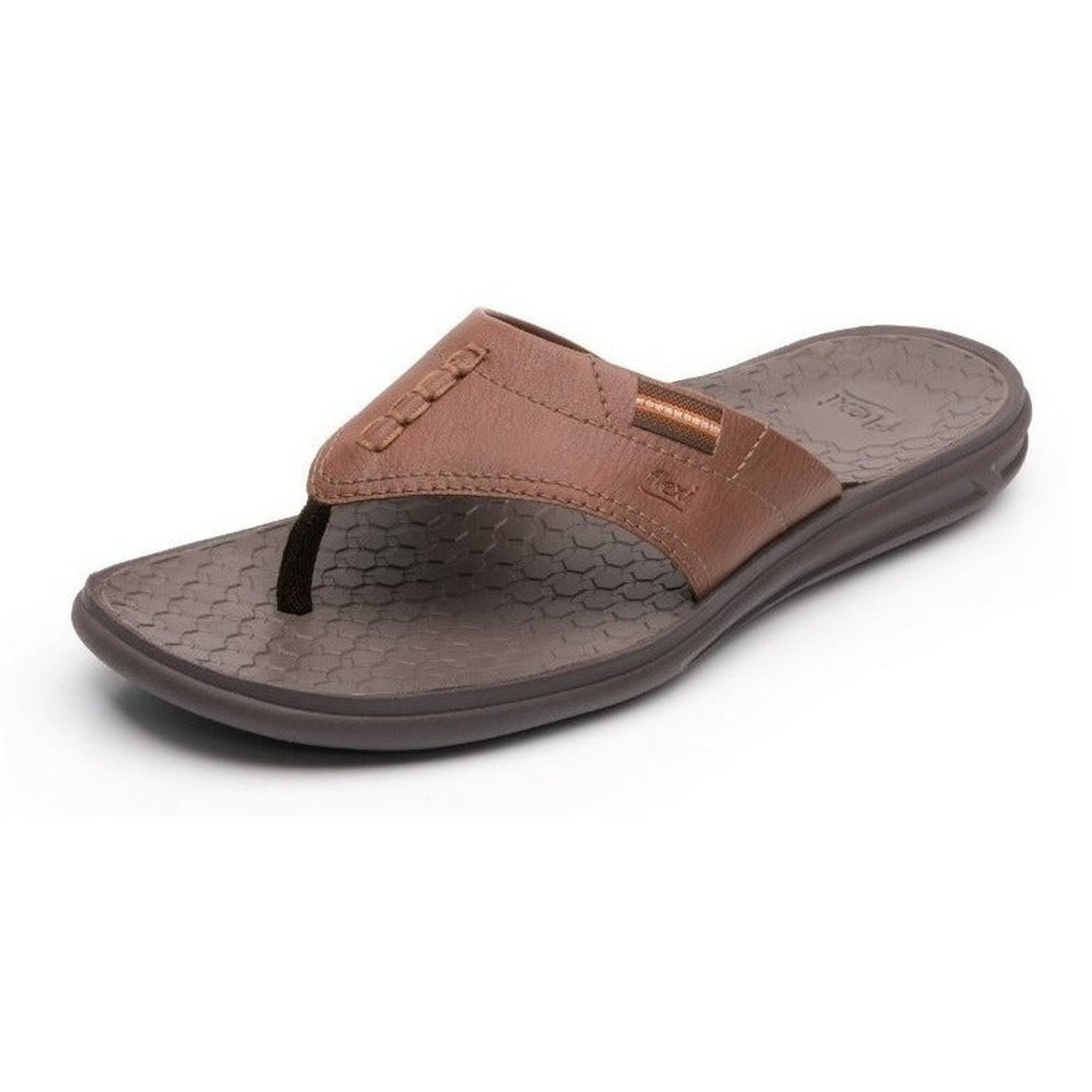 Sandalias Flexi Hombre Cómoda Casual 404101 Brandy Original