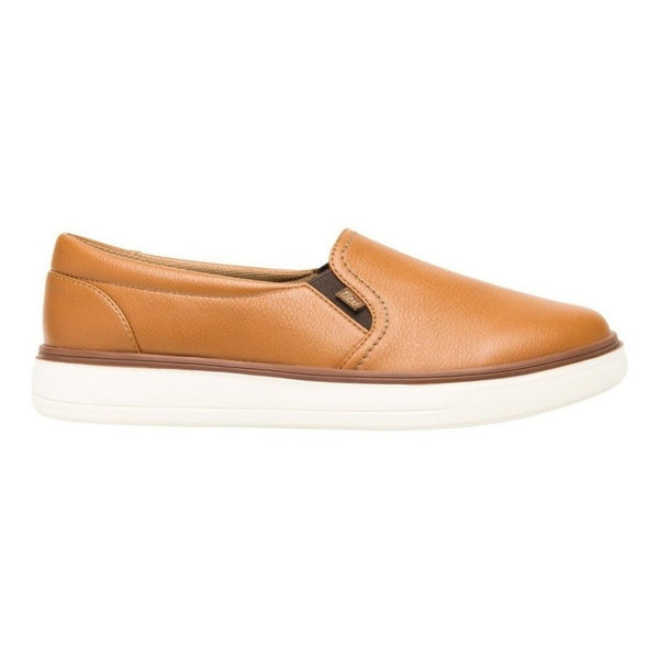 Zapato Mujer Urbano Casual Flexi Slip On 107701 Tan Sintetic