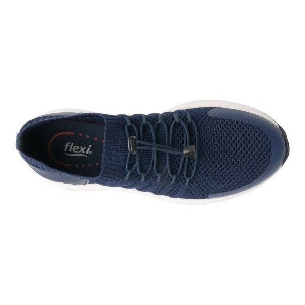 Tenis Sport Flexi De Hombre 403802 Azul Estilo Calcetin