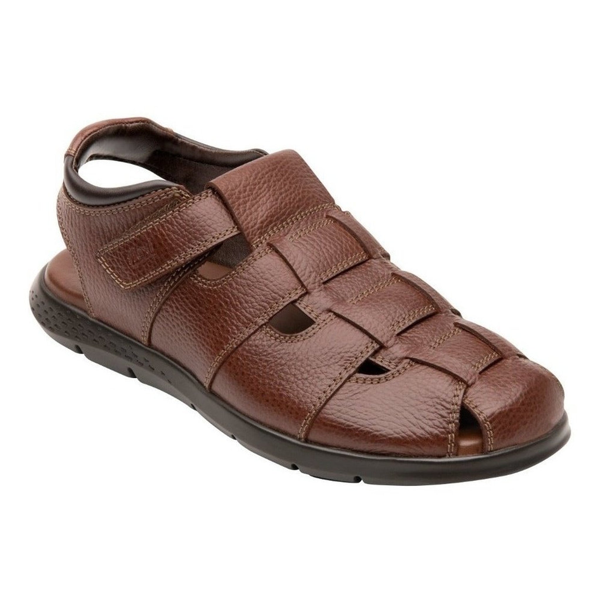Sandalia Flexi Para Hombre De Piel 400015 Caoba Recovery Foa