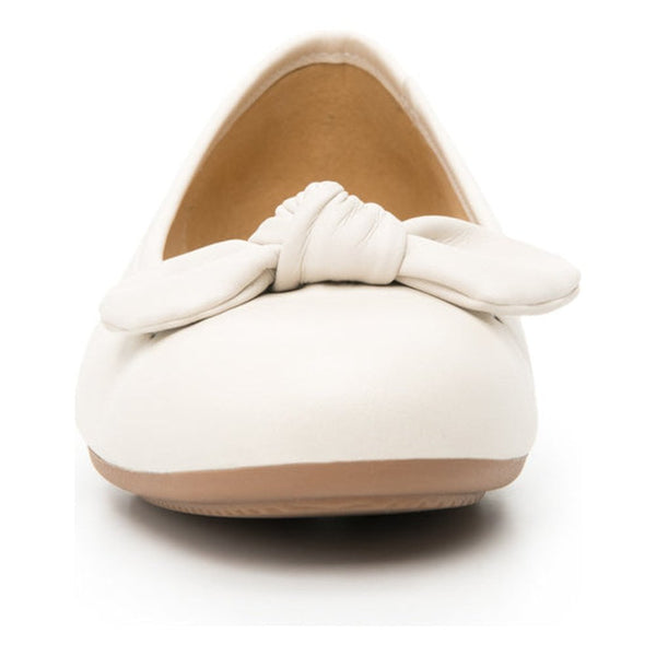 Zapato Ballerina Flexi Para Mujer 116309 Hueso Clasico Moño