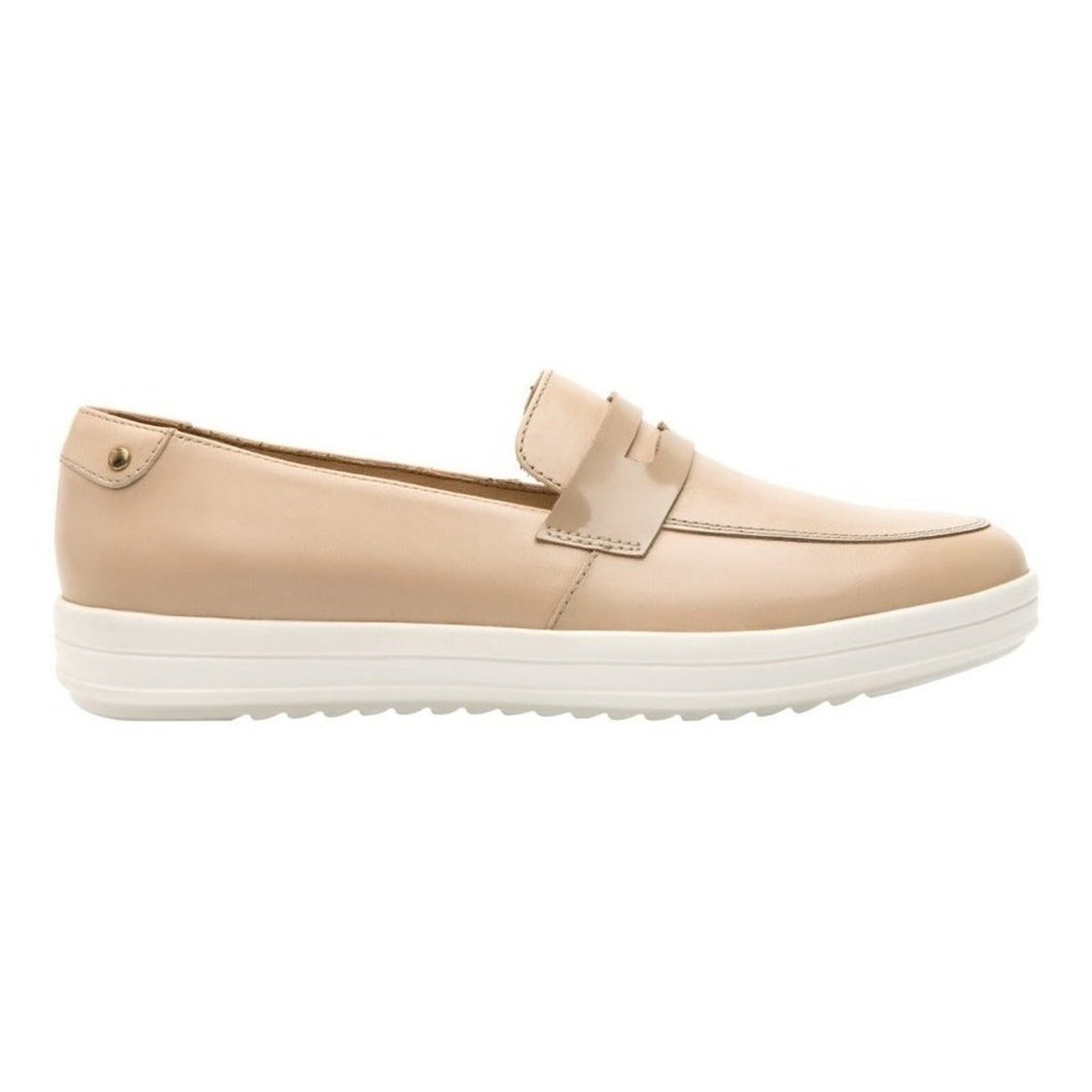 Zapato Casual Flexi Para Mujer Estilo Loafer 109403 Beige Original