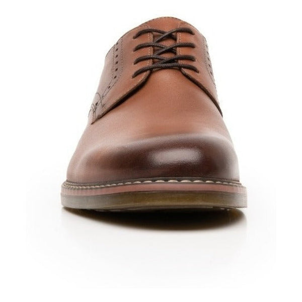 Zapatos Flexi Para Hombre Derby 404601 Tan Casuales