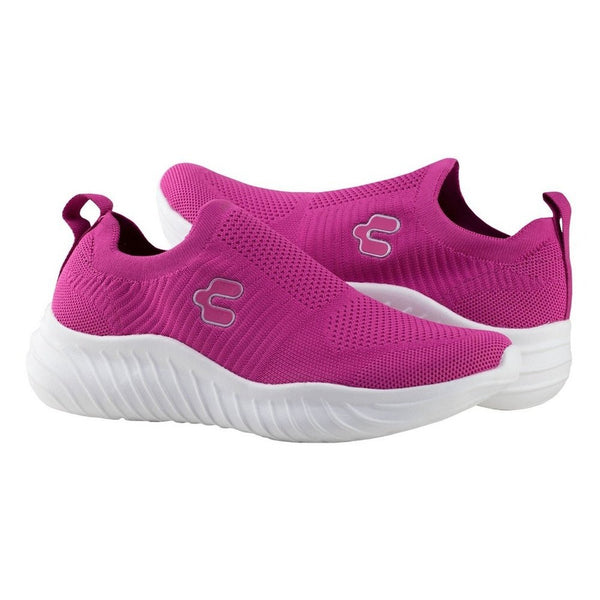 Tenis Rosa Mujer Charly 1059290 Tipo Calcetin Moda Original~