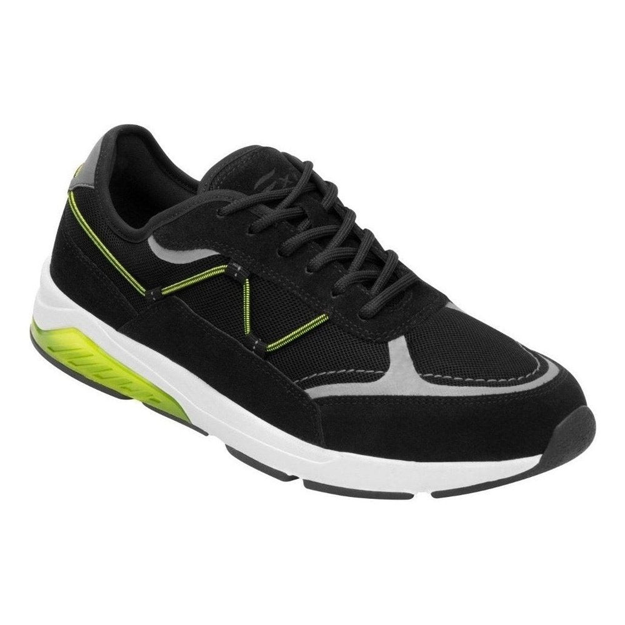 Tenis Urbanos De Hombre Flexi 407502 Negro Suela Ligera