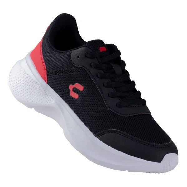 Tenis Negro Running Hombre Charly Para Trotar 1086410 Rojo