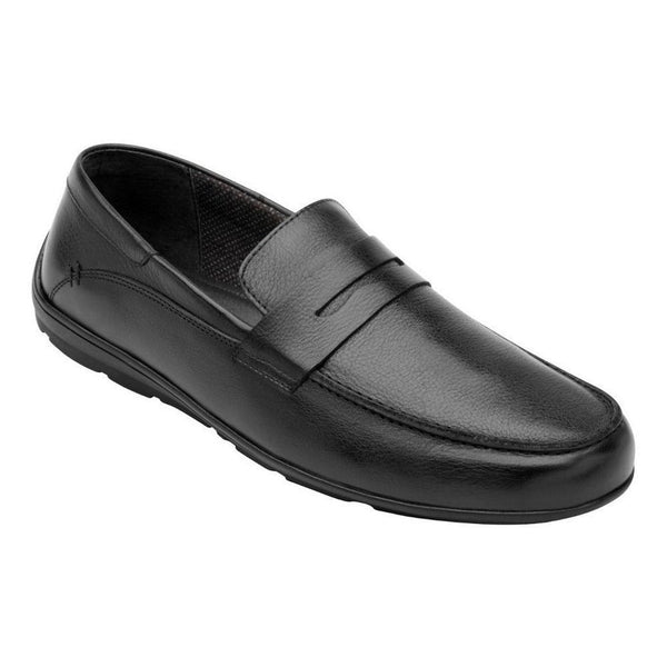 Mocasín Clásico Hombre Flexi 410401 Negro Detalle Antifaz