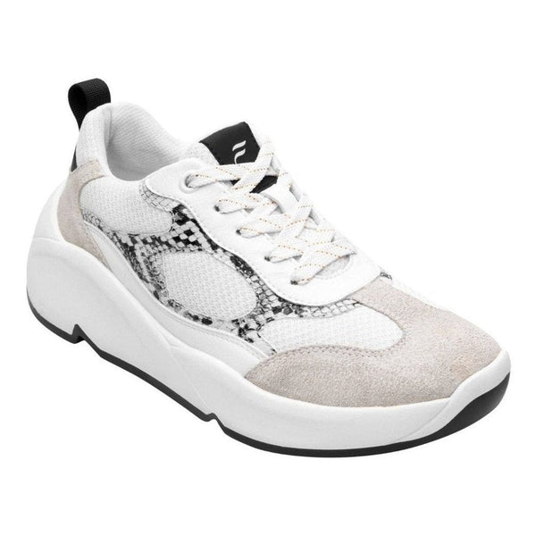 Tenis Urbano Sneaker Flexi Para Mujer 120301 Blanco Original