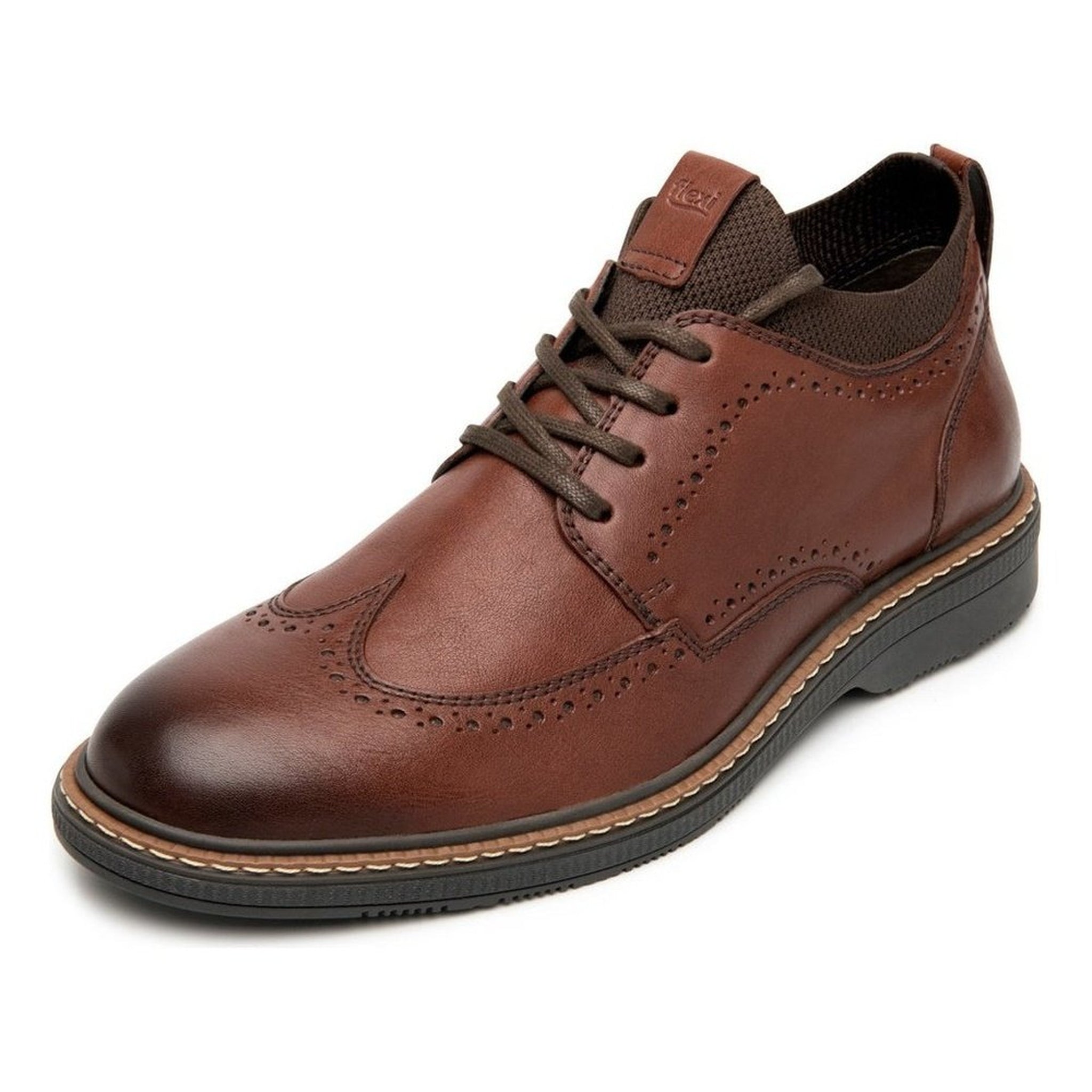 Zapatos Flexi Tipo Bostoniano Hombre Stretch 412802 Shedron