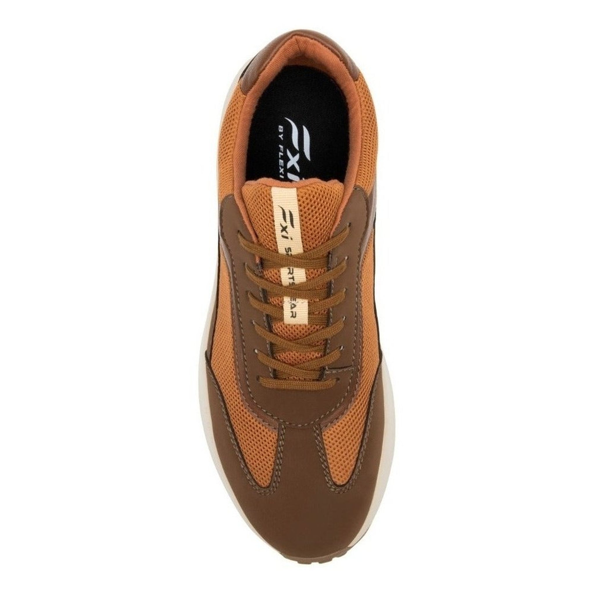 Tenis Flexi Para Hombre Casual Clasicos 413902 Tabaco Ligero