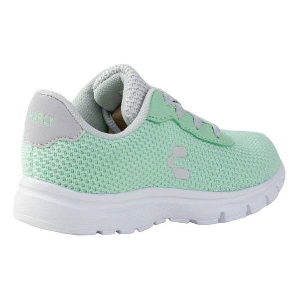 Tenis De Niña Sport Running Charly Kids 1079279 Menta Gris