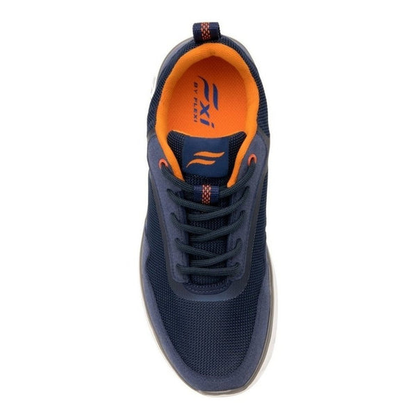 Tenis Urbano Moda Para Hombre Flexi 409802 Azul Textil Sport