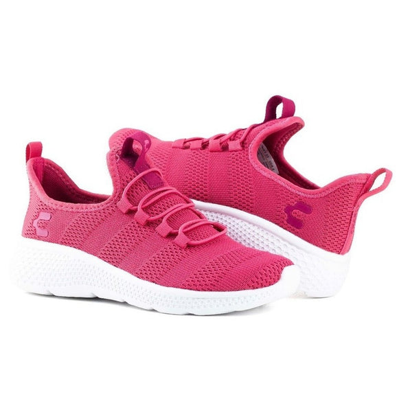 Tenis Urbano Mujer Charly Running 1049864 Rosa Ajuste Elastic