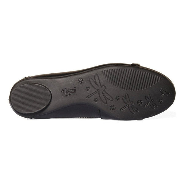 Zapato Flat Casual Para Mujer Flexi Clasico 21221 Negro Moda