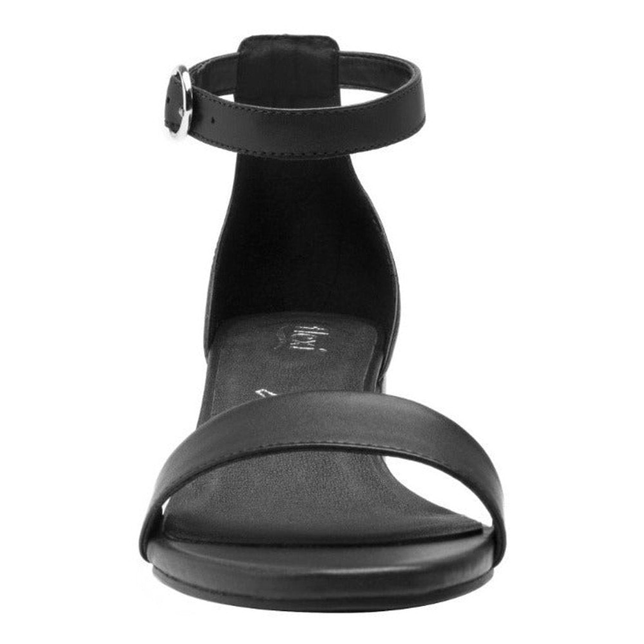 Sandalia Casual De Tacón Mujer Flexi 106411 Negro Mate Moda