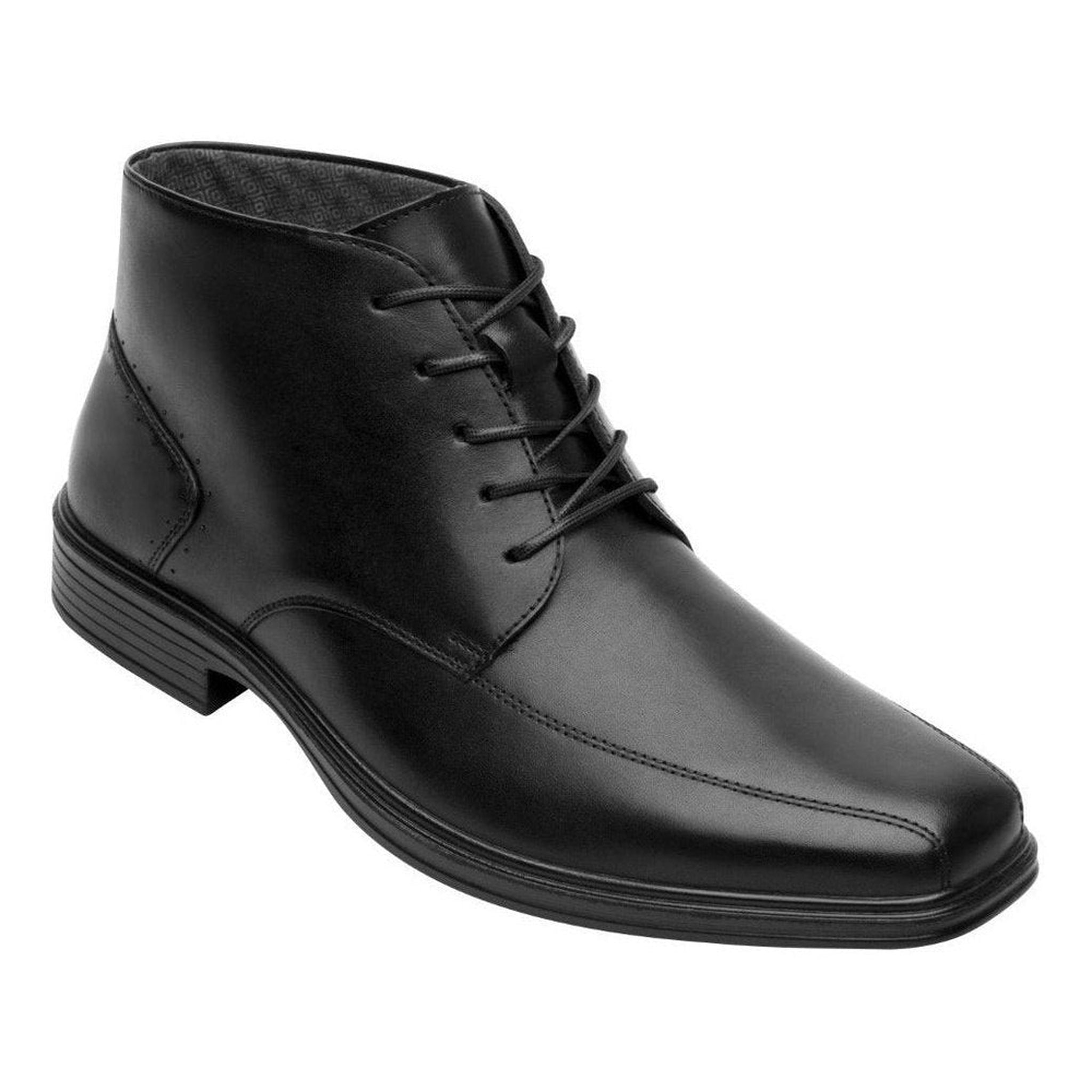 Botin Hombre Flexi Clasico Semivestir 406404 Negro Piel Orig