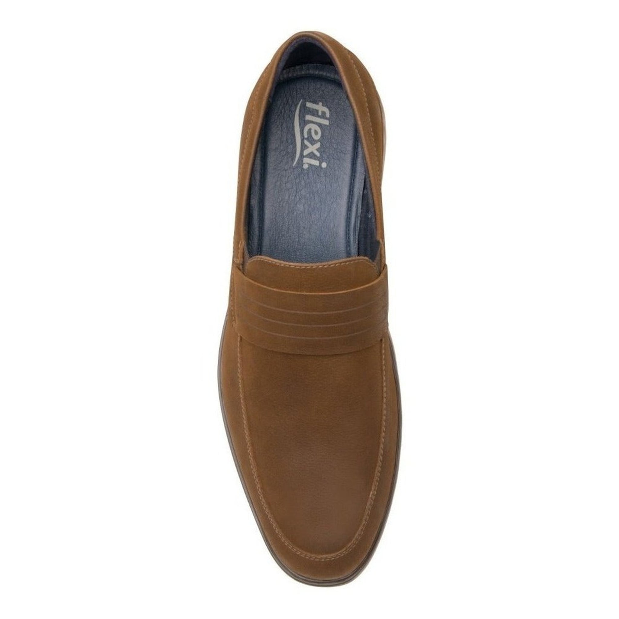 Mocasines Clásicos Para Hombre Moderno Flexi 409403 Avellana