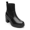 Bota Negra Con Tacon Urbana Para Mujer Flexi 119608 Comoda