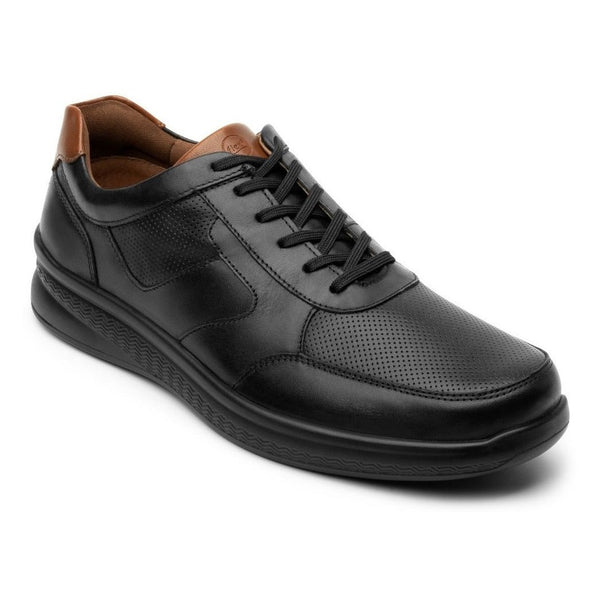 Zapatos De Piel Para Hombre Casuales Flexi 408204 Negro