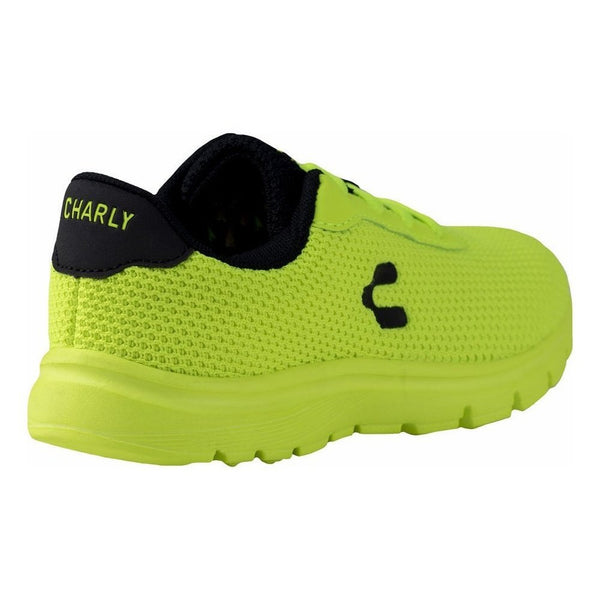 Tenis De Niño Sport Running Charly Kids 1079280 Limón Negro