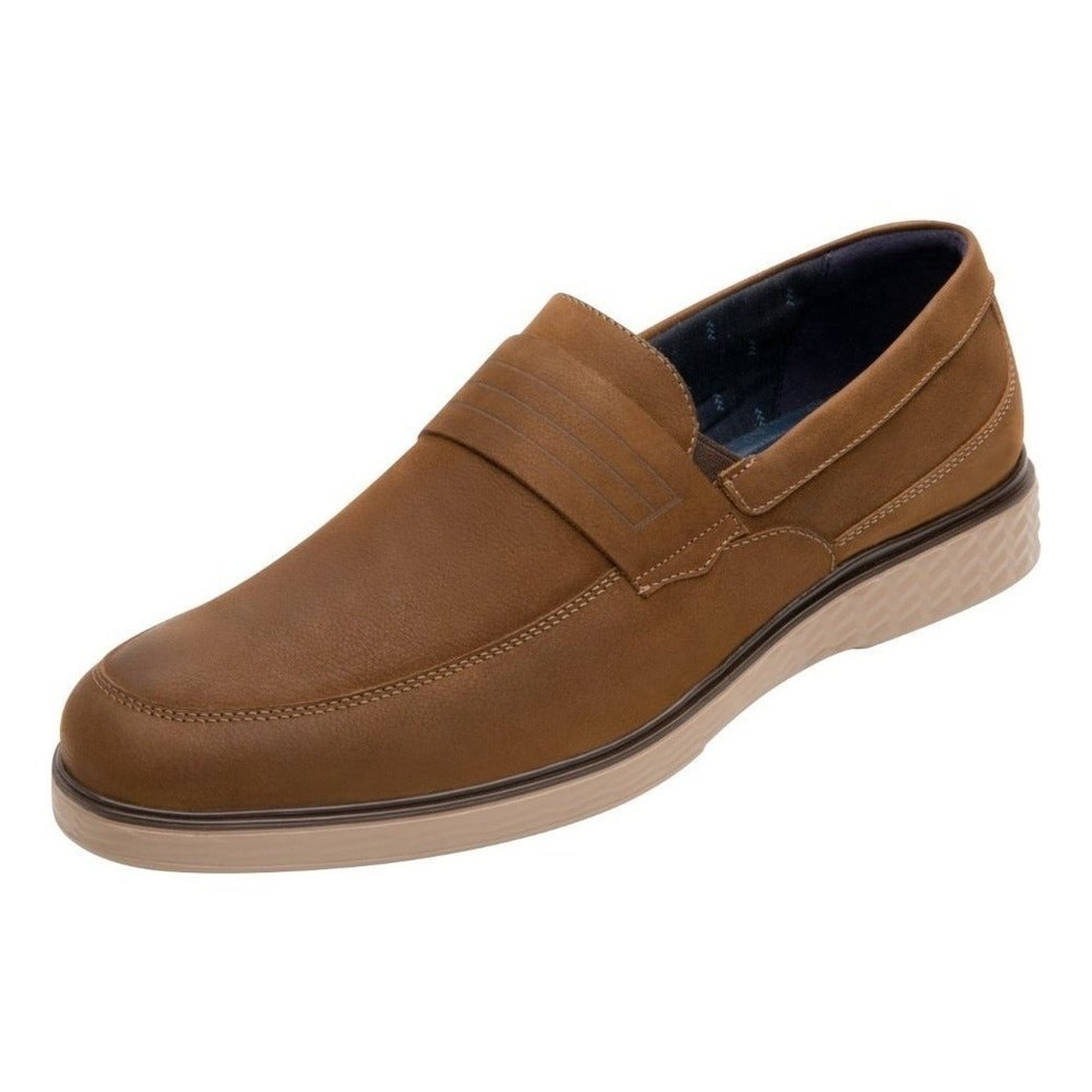 Mocasines Clásicos Para Hombre Moderno Flexi 409403 Avellana