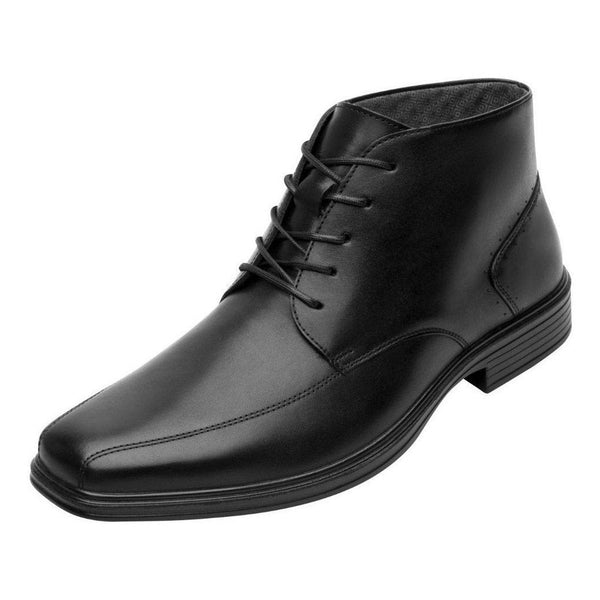 Botin Hombre Flexi Clasico Semivestir 406404 Negro Piel Orig