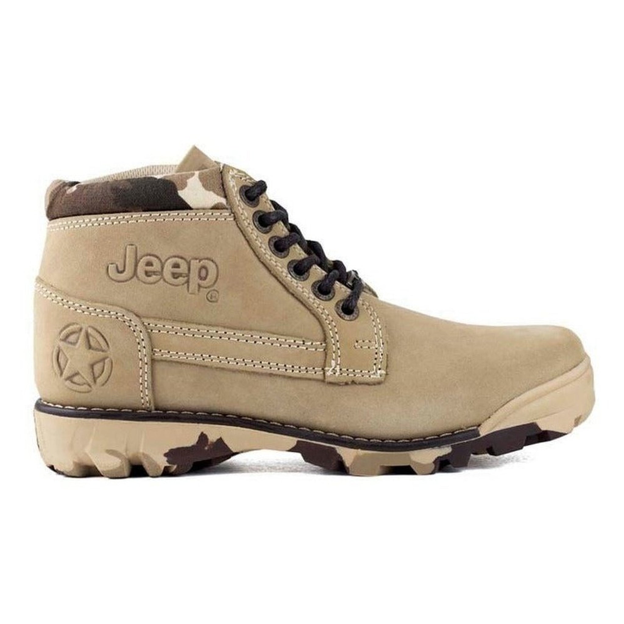 Botas Urbanas De Hombre Jeep 1950 Nob. Arena Camuflaje