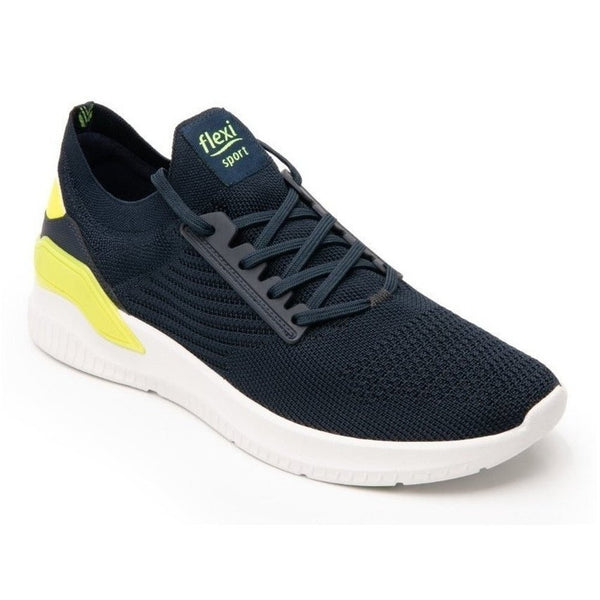 Tenis Urbanos Hombre Flexi 405404 Azul Con Suela Ligera