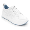 Tenis Urbanos Sneakers Blanco Mujer Plataforma 117205 Flexi