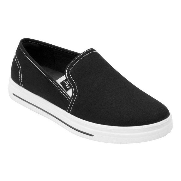 Tenis De Meter Estilo Slip On Clásicos Flexi 101813 Negro