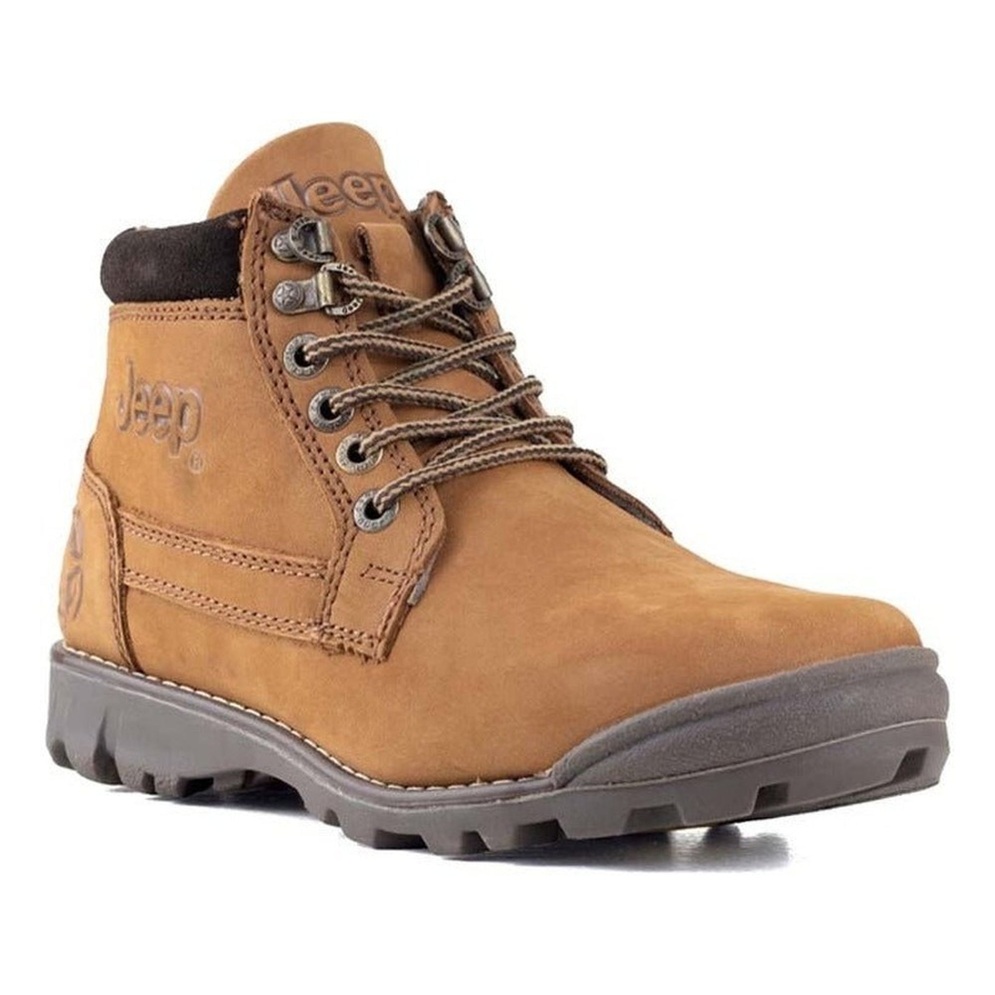 Botas Hiker Hombre Jeep 1950 Nobuck Bronce Originales