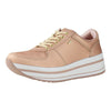 Tenis Flexi Mujer Urbanos Con Plataforma +4.5cm 101001 Rosa