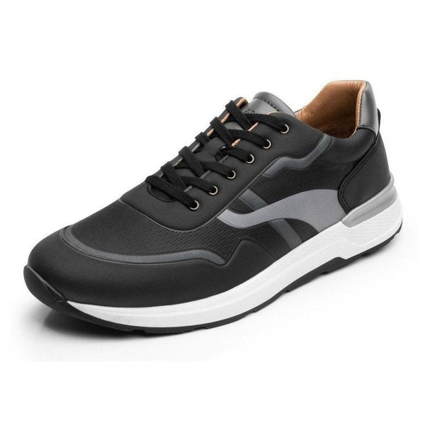 Tenis Para Hombre Urbanos Acolchado 406901 Negro Origin~