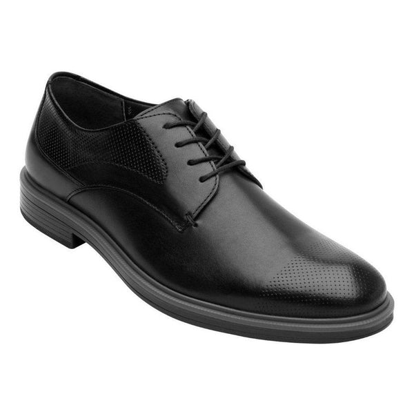 Zapato Derby Flexi Para Hombre 400111 Clasico Negro Origi